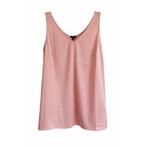 Talbots Reversible Tank Top NWT Size L V-Neck Scoop Neck Blush Pink